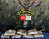 Homem  preso pela Polcia Militar com sete tabletes de maconha em Mirassol d>Oeste